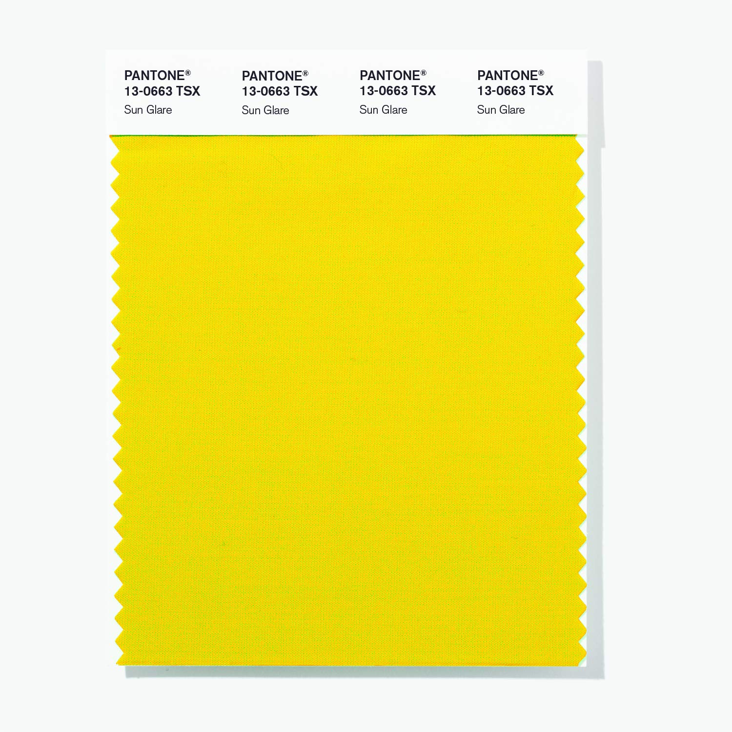 Polyester Standards Swatch Card - Sun Glare (13-0663 TSX